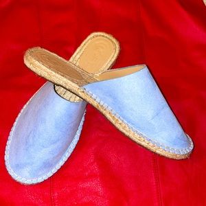 LOFT Sky Blue Slip on/ Mules size 8.5